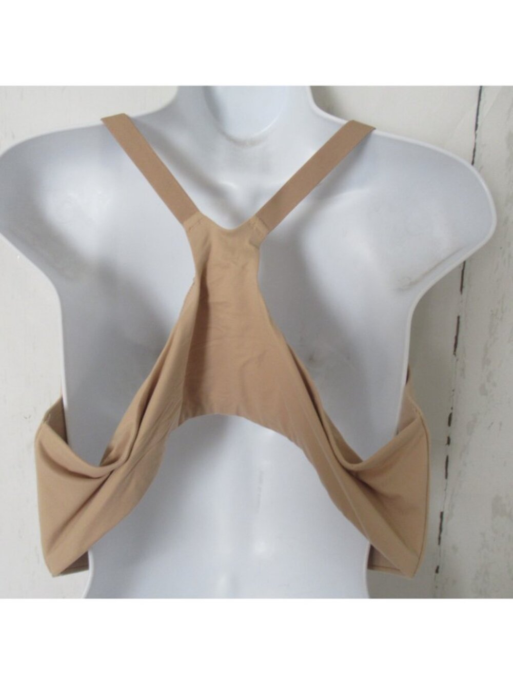 Soma Bra‎ 40DD Beige Tan Enbliss Front Closure Racerback Underwire - Picture 4 of 5